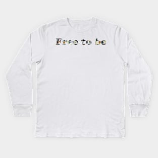 Pastel windows (Sum of its parts I/II) (Free to be IV) Kids Long Sleeve T-Shirt